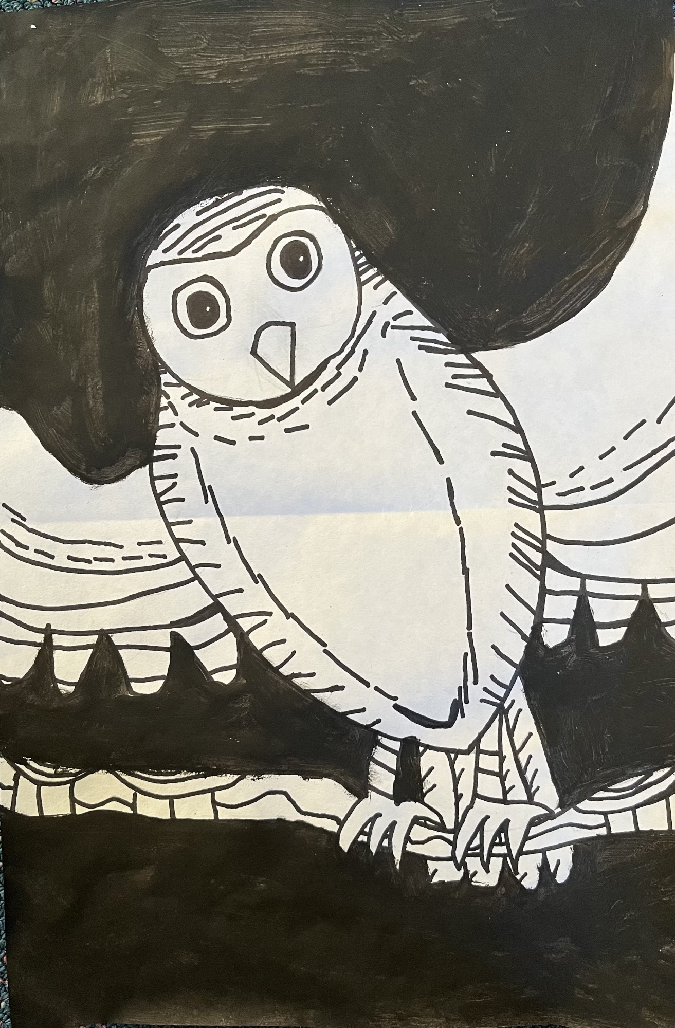 student artwork - Night owl