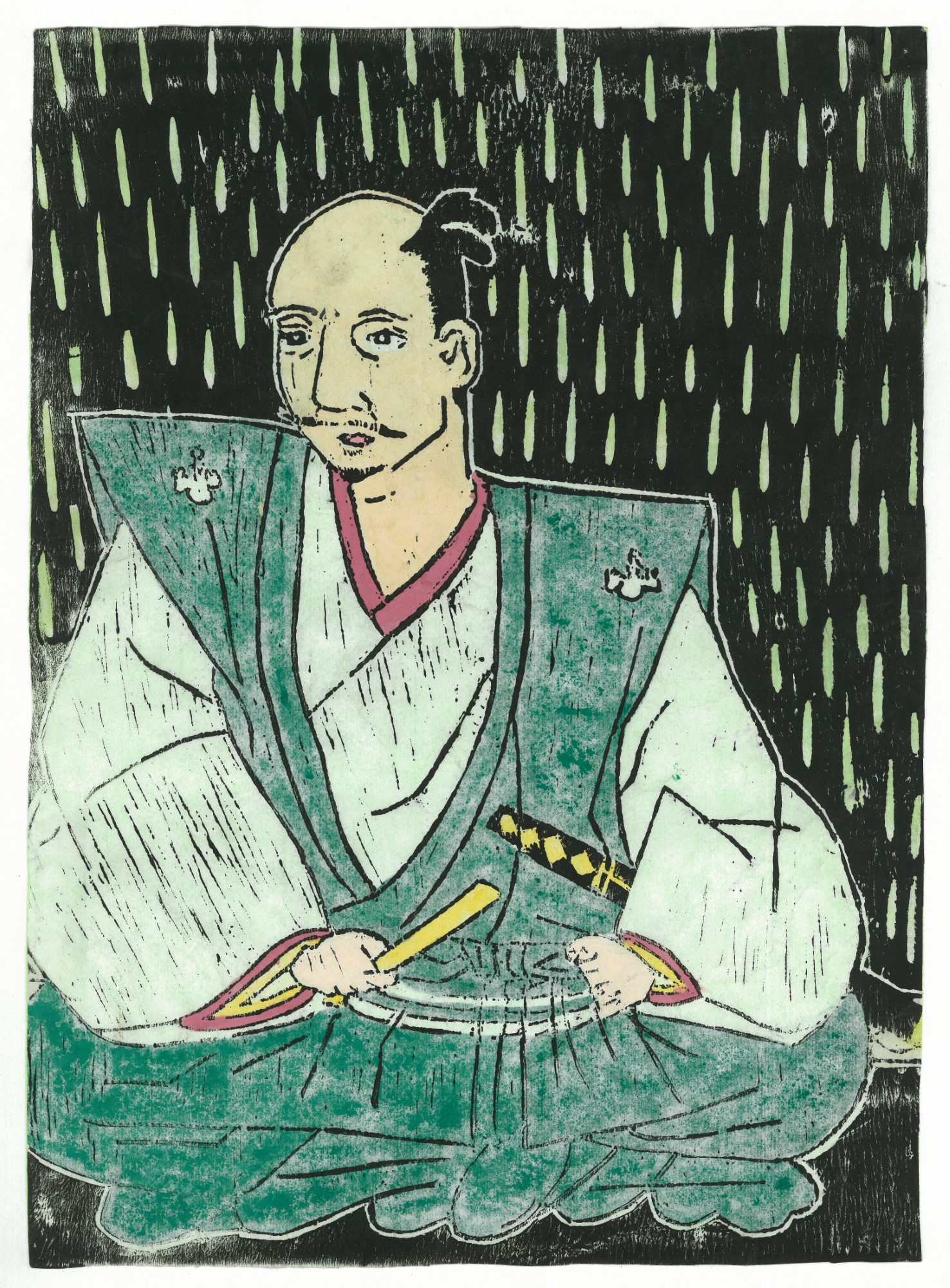 Student artwork - Oda Nobunaga - Japanese Warrior