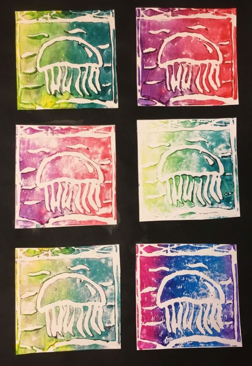 Student artwork - Jiggling Jellyfish