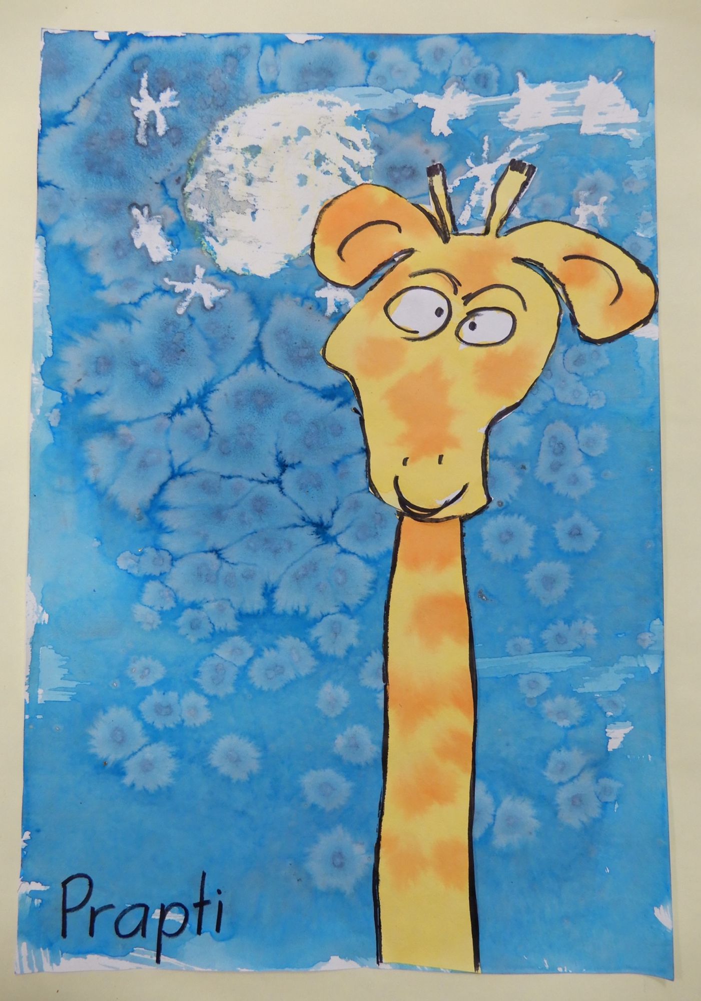 Student artwork - Gerald the giraffe