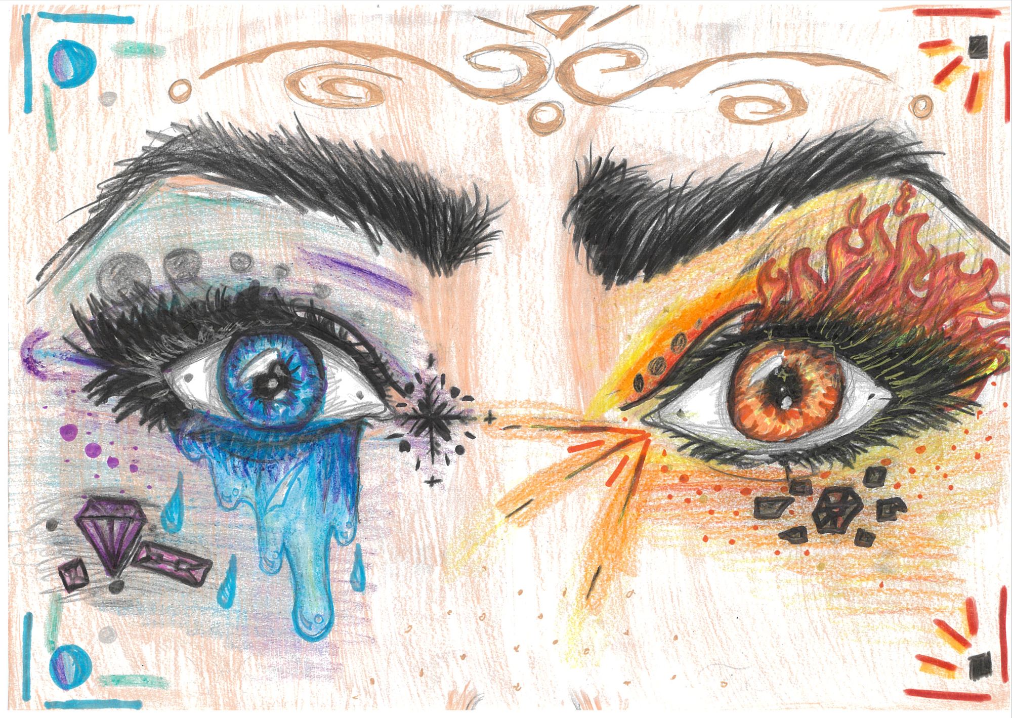 Student artwork - Eyes