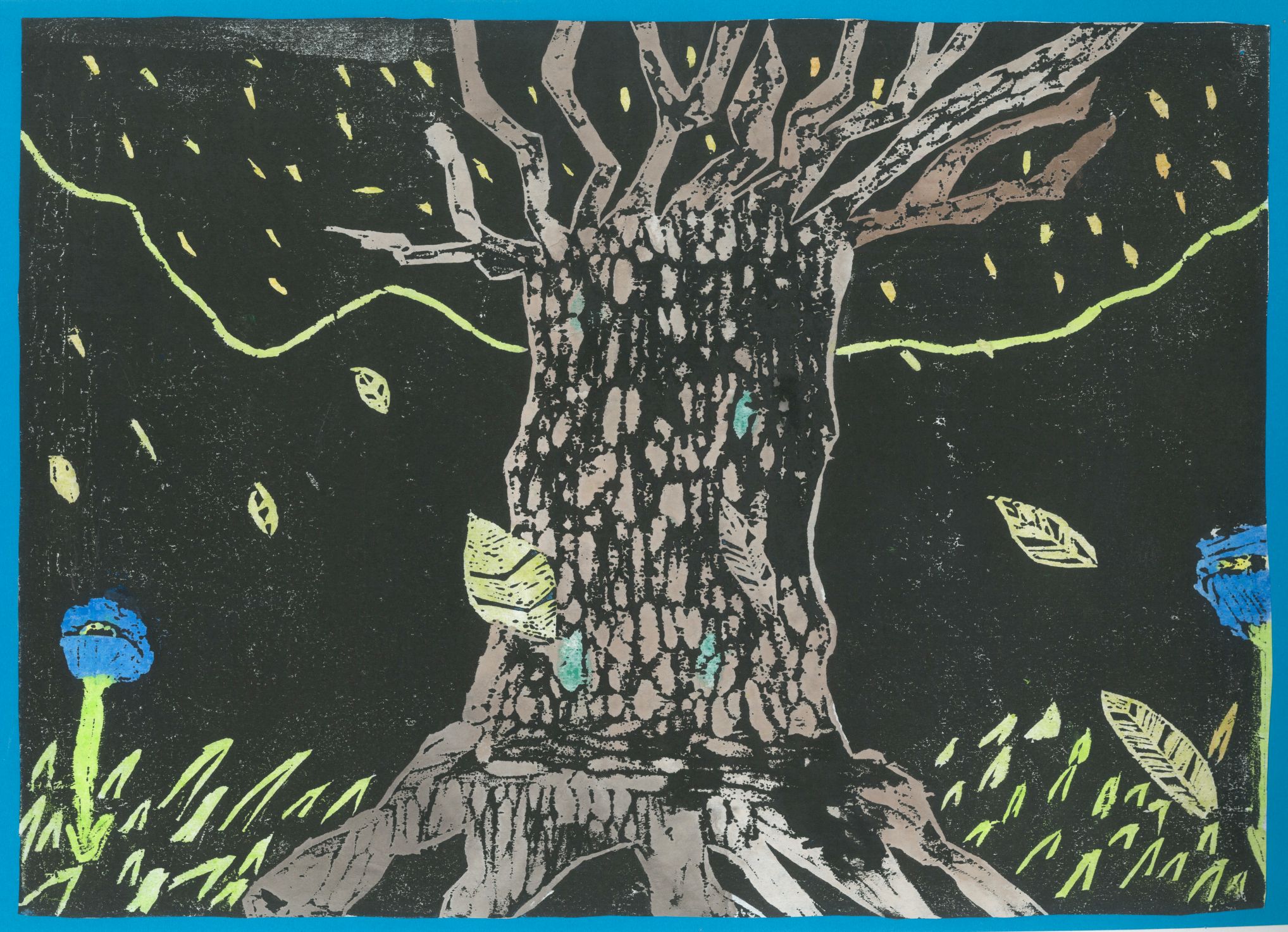 Student artwork – Large tree