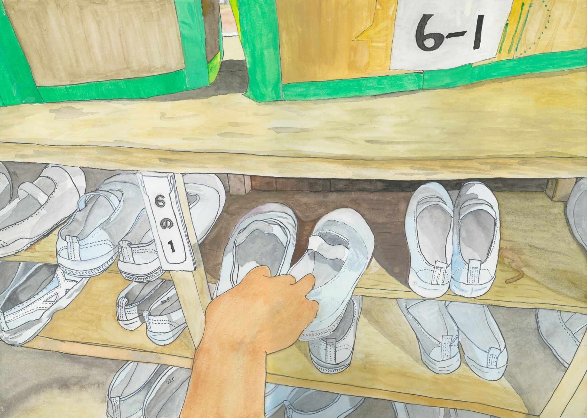 Student artwork – Memories shoe box