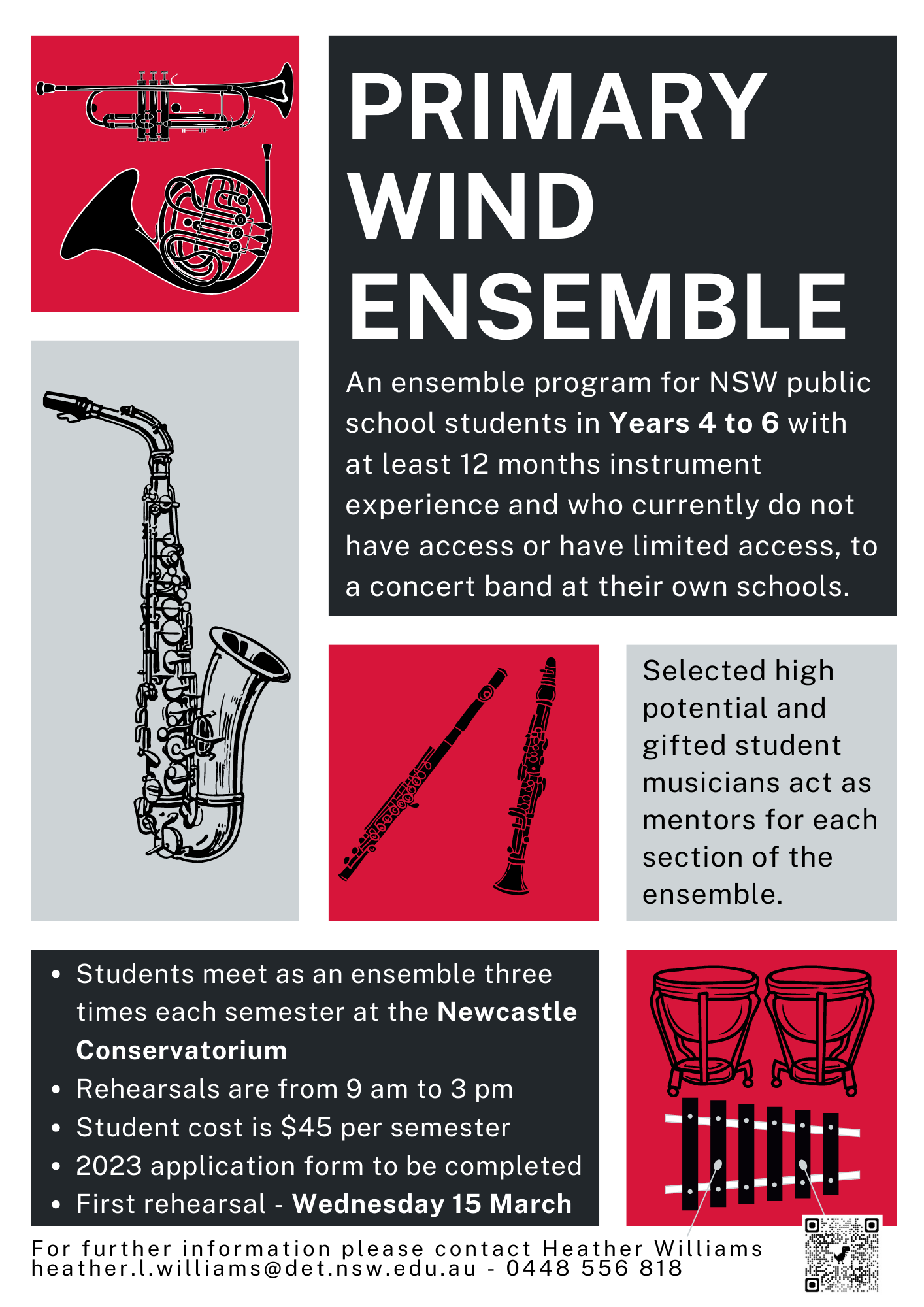 Primary Wind Ensemble flyer
