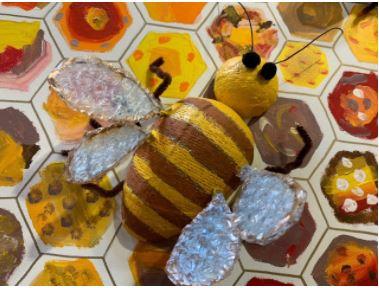 artwork of a 3D bee