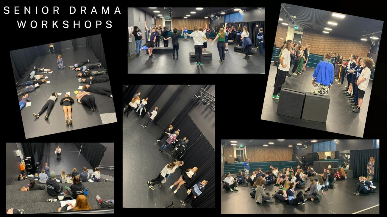 Senior Drama Workshops 2022 collage