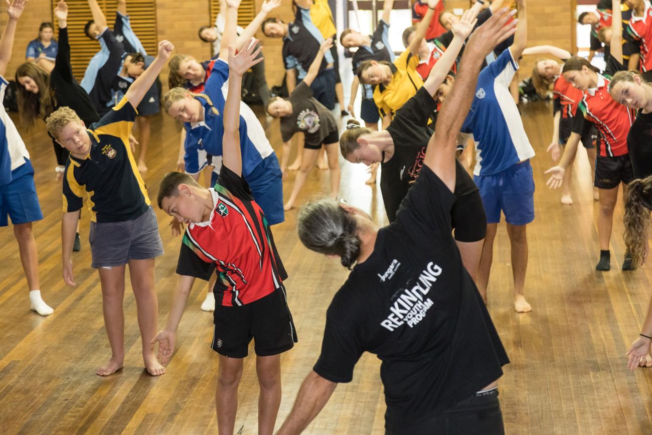Secondary Aboriginal Dance - group photo