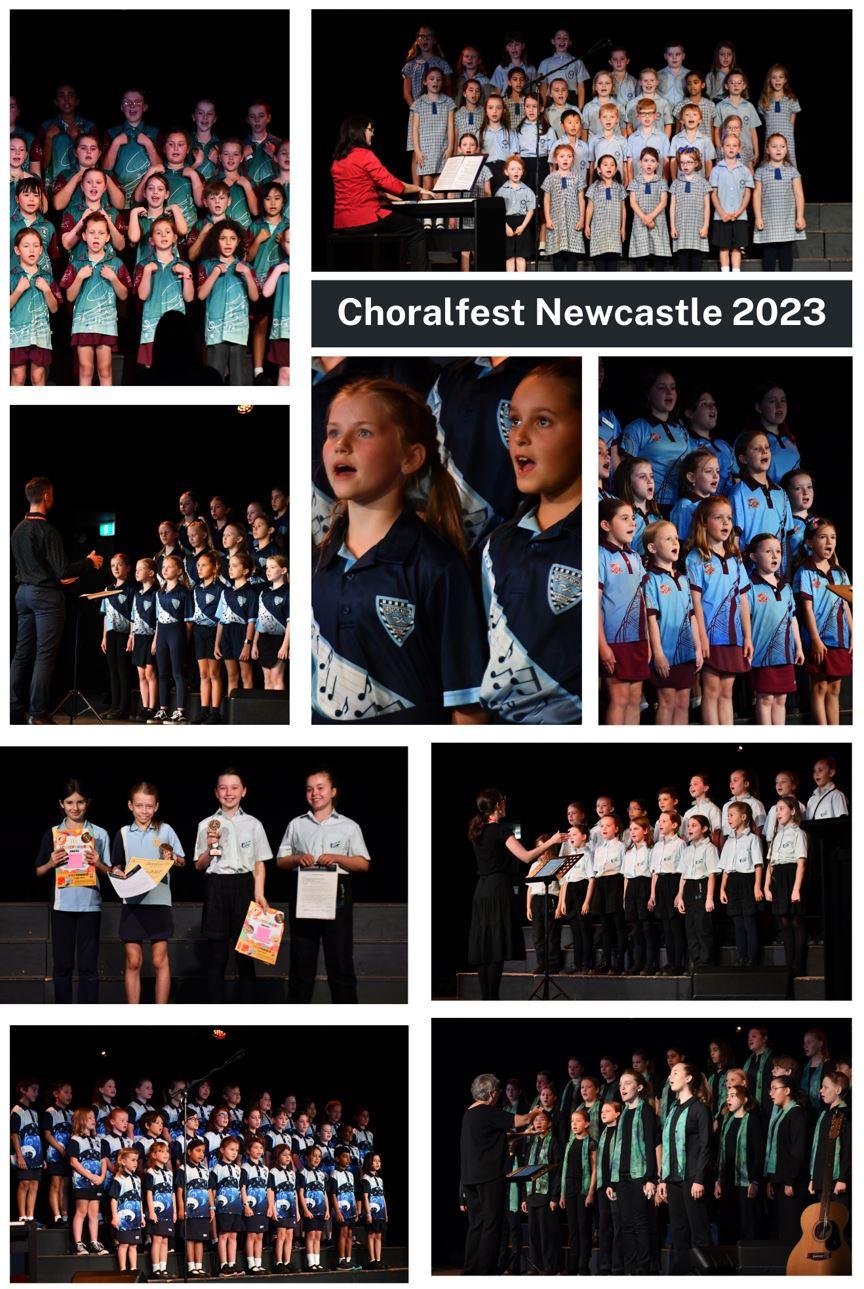 Choralfest Newcastle 2023 photo collage
