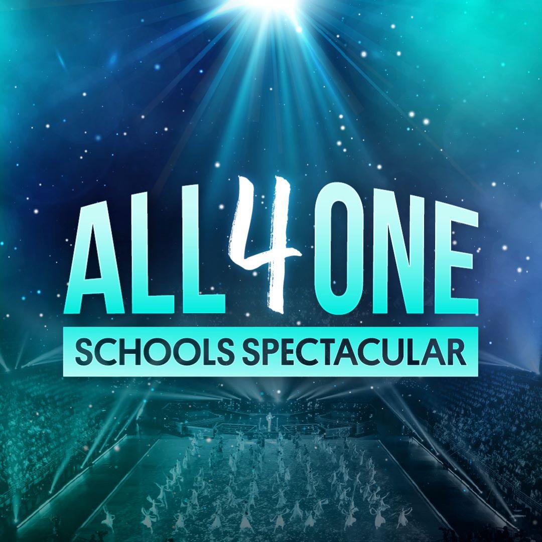 All 4 One Schools Spectacular 2024 title treatment