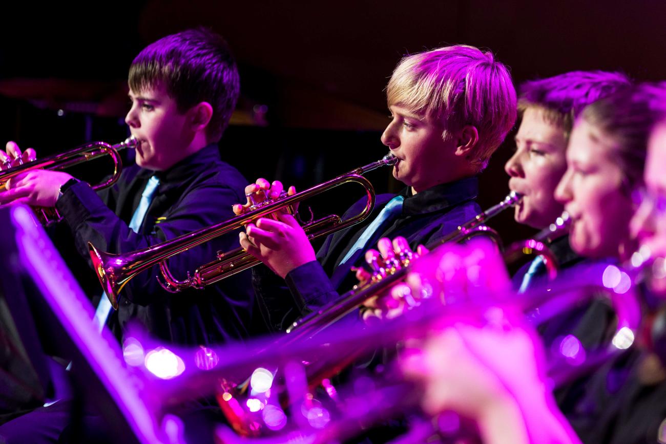 SNPS Symphonic Band performing at the Sydney North West Music Festival.