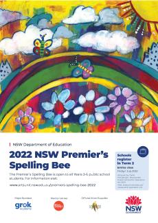Premier's Spelling Bee poster