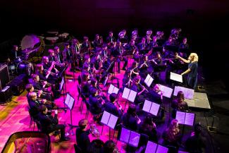 SNPS Symphonic Band performing at the Sydney North West Music Festival.