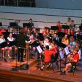Primary Wind Ensemble performing on stage